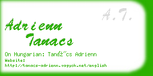 adrienn tanacs business card